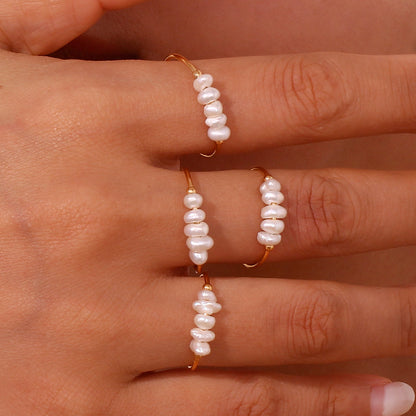 Seafoam Pearl Ring