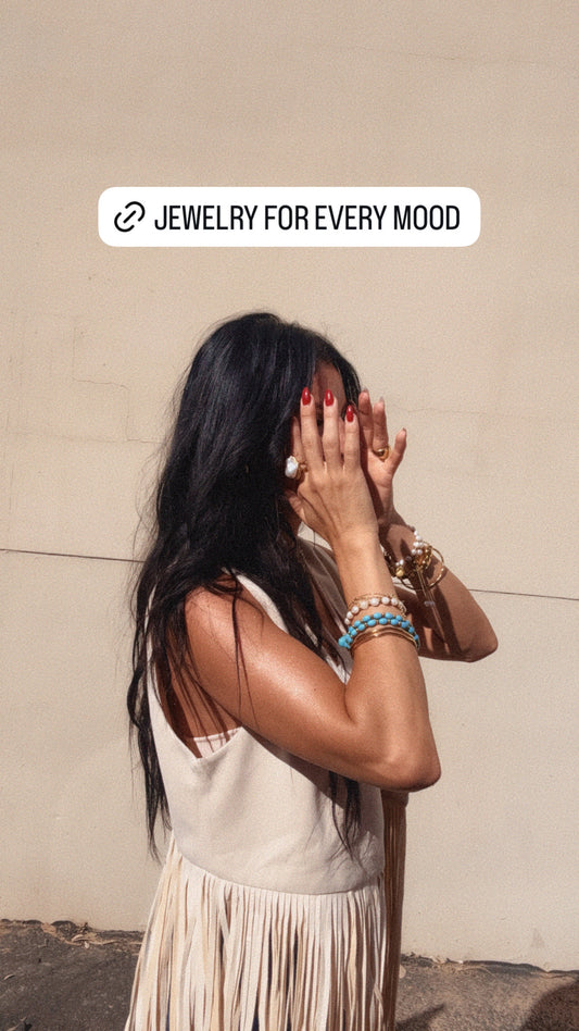 18k Sunkissed Pearl Statement Ring