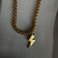 Lightening Bolt Long Necklace