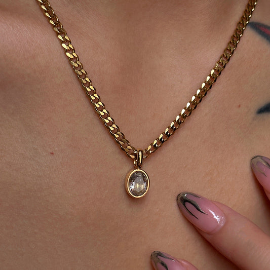 Gem Drop Necklace