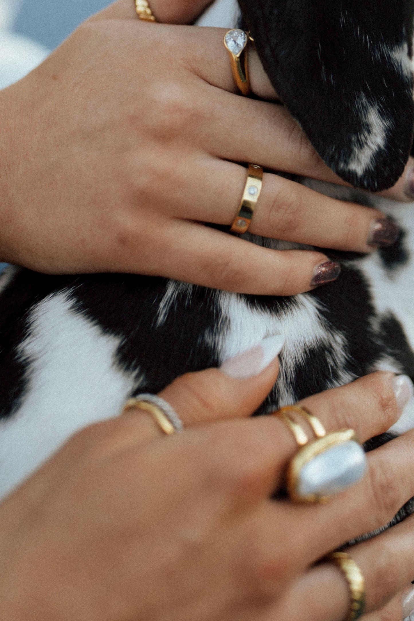 18k Sunkissed Pearl Statement Ring