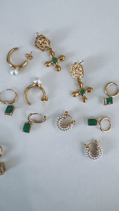 Amor Cross Earrings