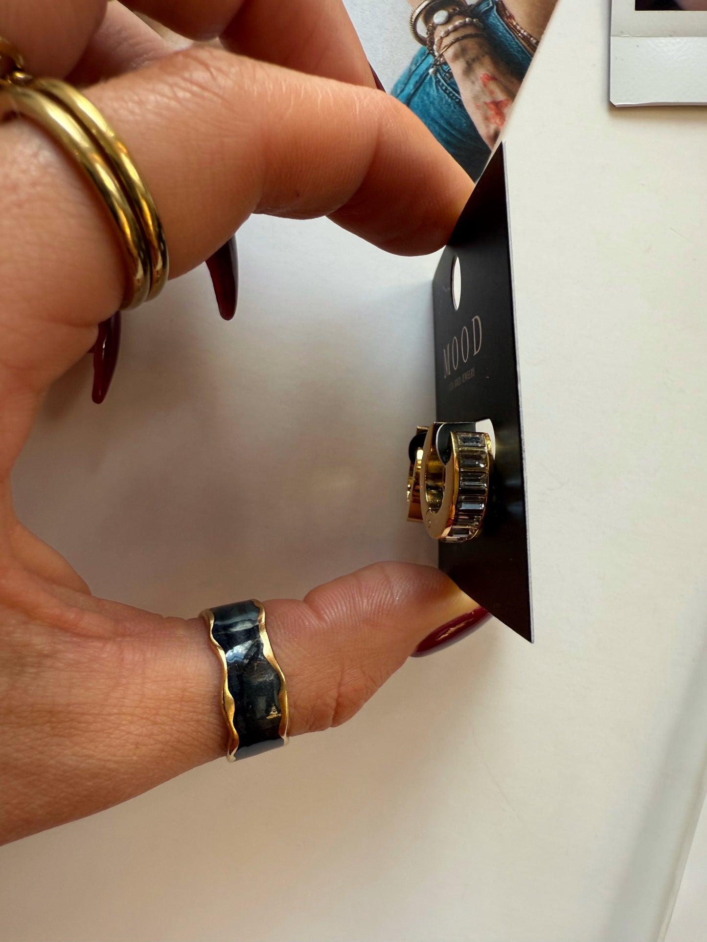 Harlie Diamond Huggies