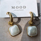 Golden Pearl Drop Earrings