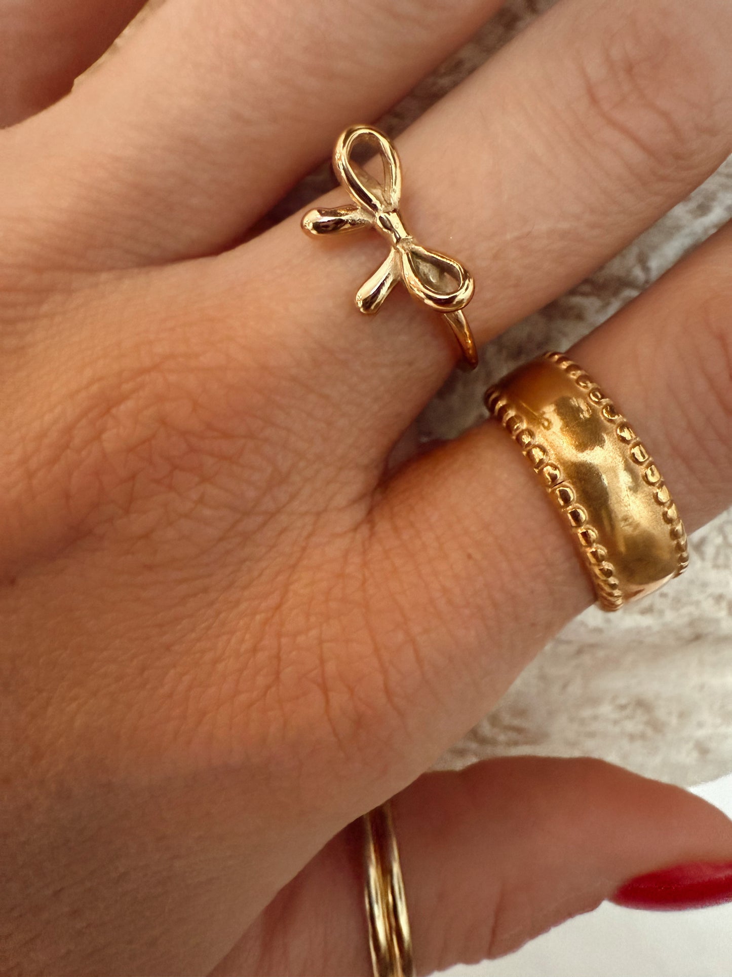 Dainty Bow Ring
