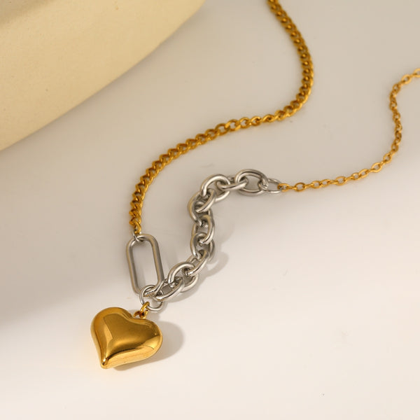Mixed Love Heart Necklace
