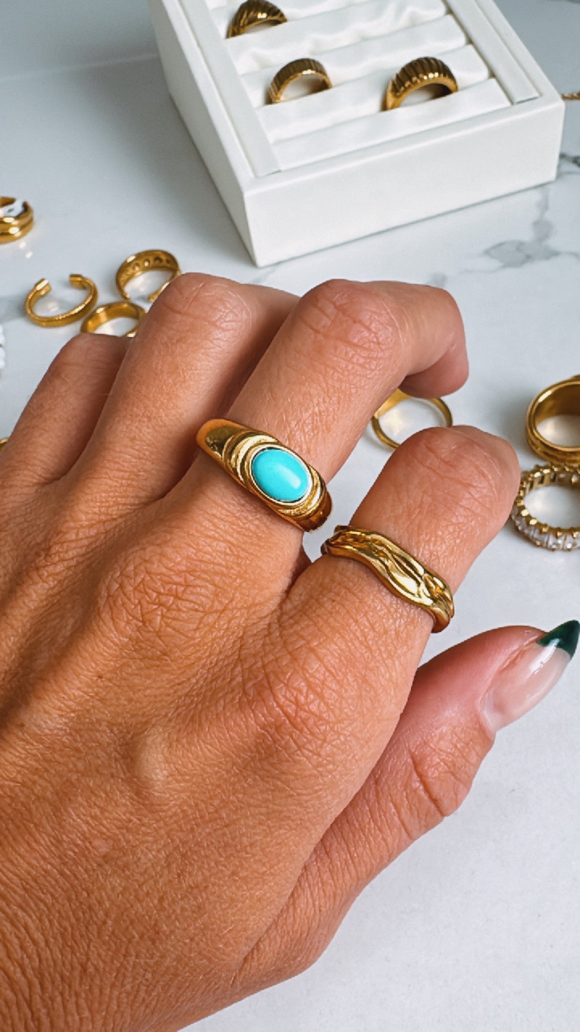 Coastal Cowgirl Turqoise Ring