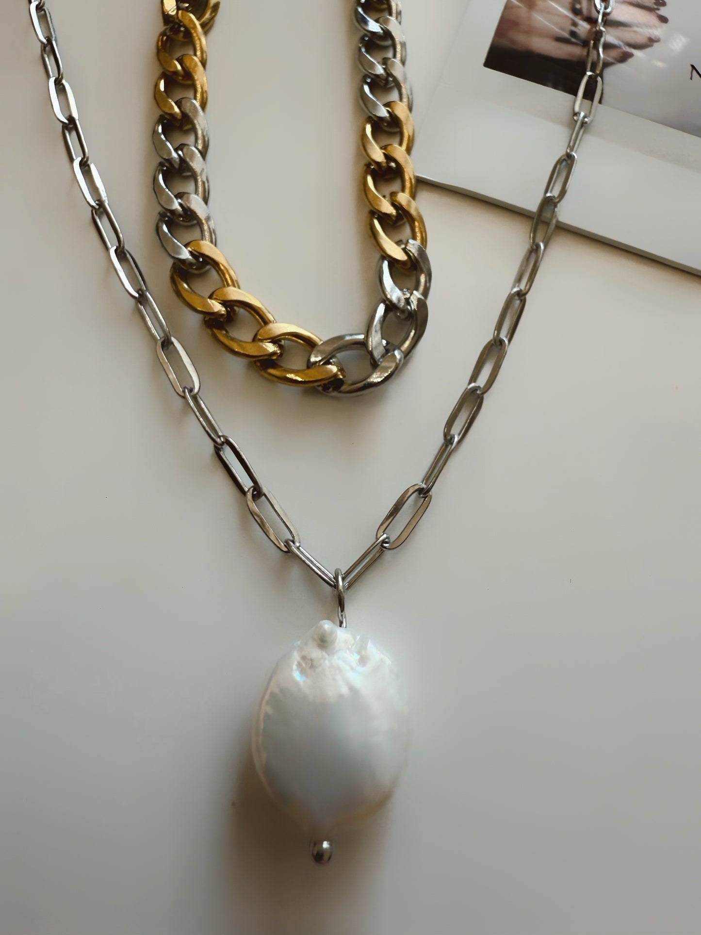 Lena Silver Pearl Drop