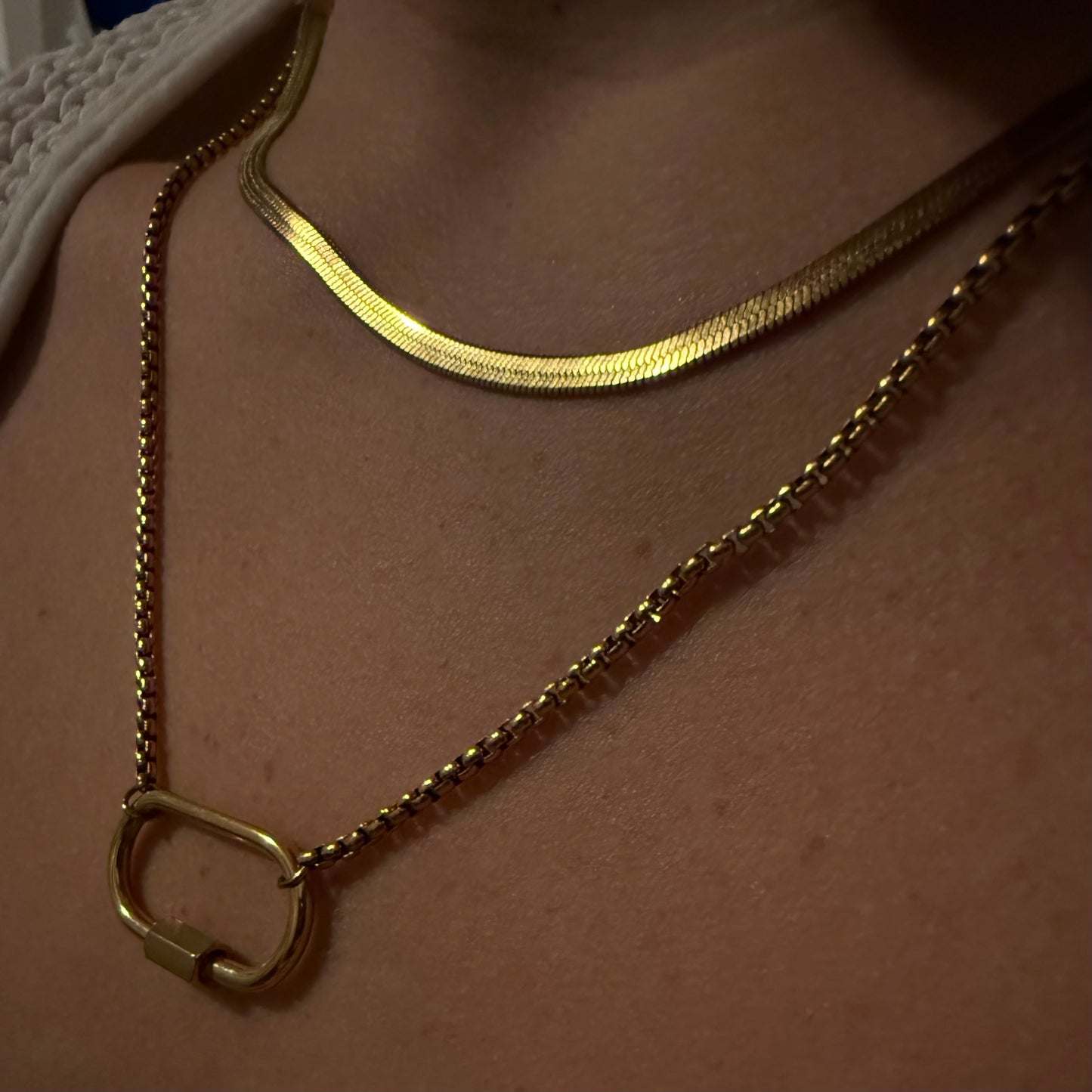 18k Dainty Gold Icon Necklace