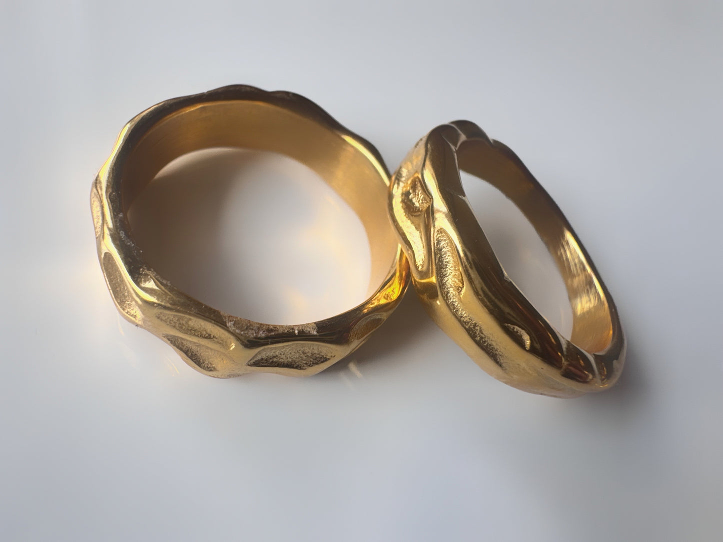 Hammered Gold Ring