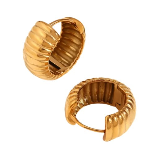 Take Me Out Gold Hoops