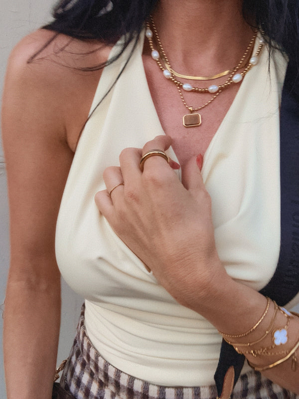 Santorini Vacation Pearls