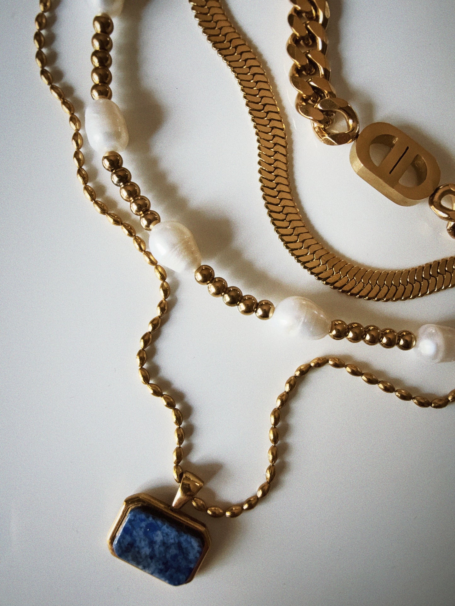 Santorini Blue Favorite Necklace Set