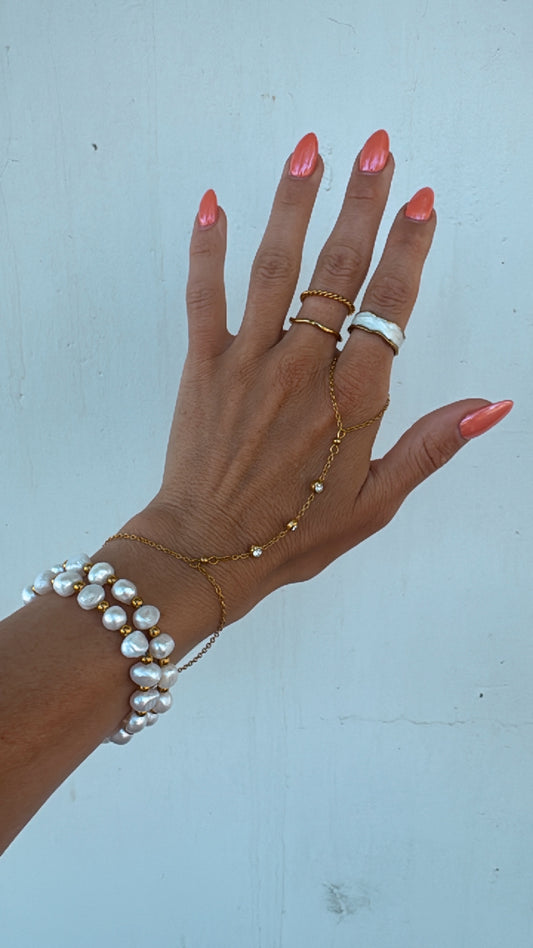 Starlit Handchain Bracelet