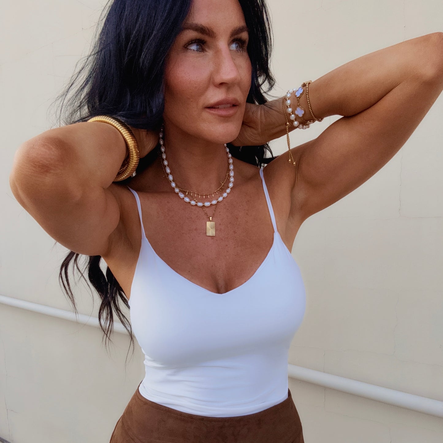 Golden Coastline Pearl Necklace