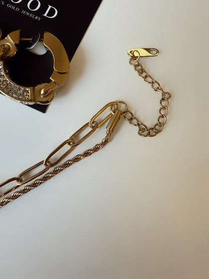 Pre-Stacked Addi Necklace Set