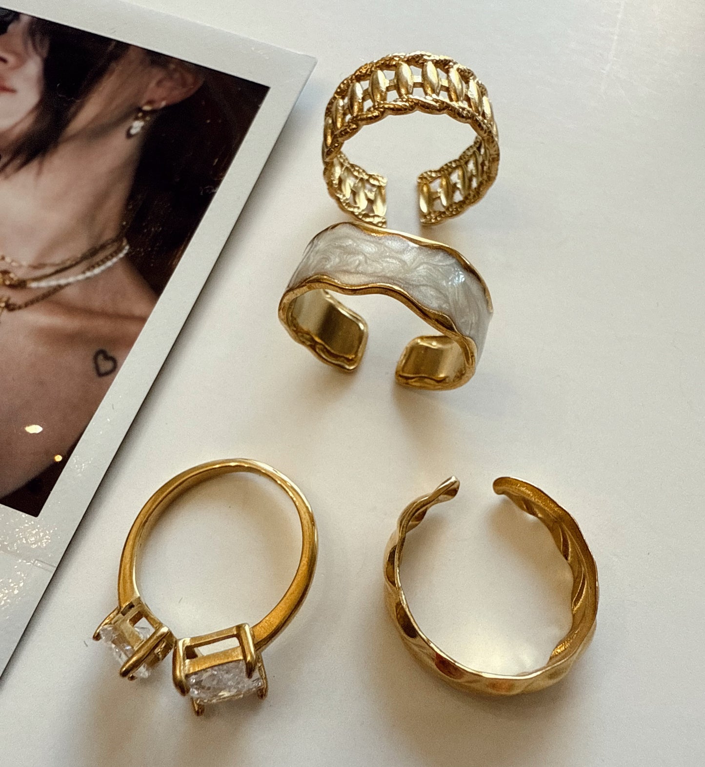 FAVORITES RING SET (4 Piece!)