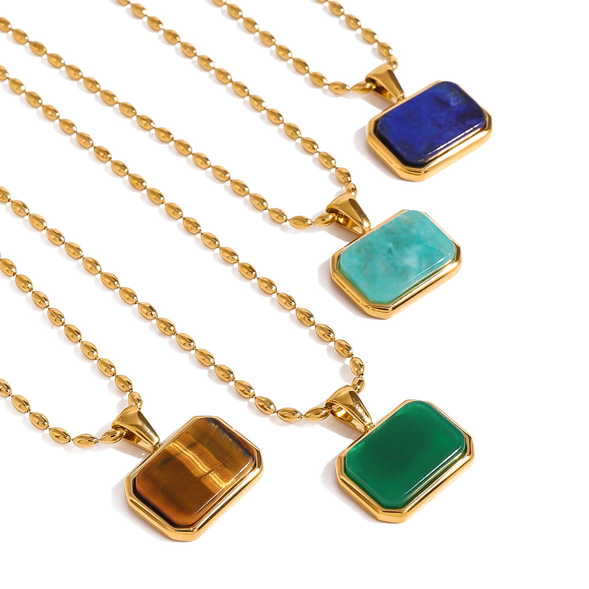 Turqs + Caicos Stone Necklace