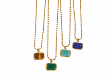Turqs + Caicos Stone Necklace (5 colors)
