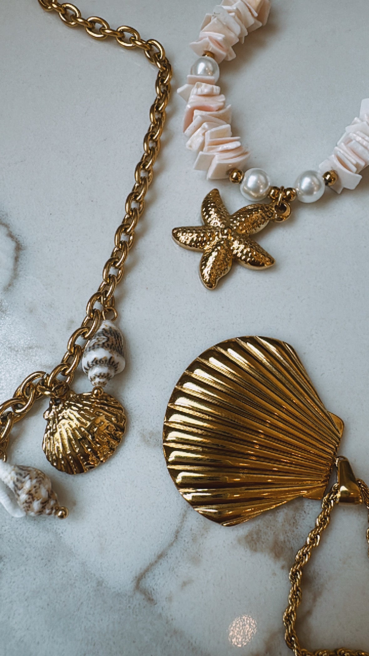 Big Beach Shells Necklace