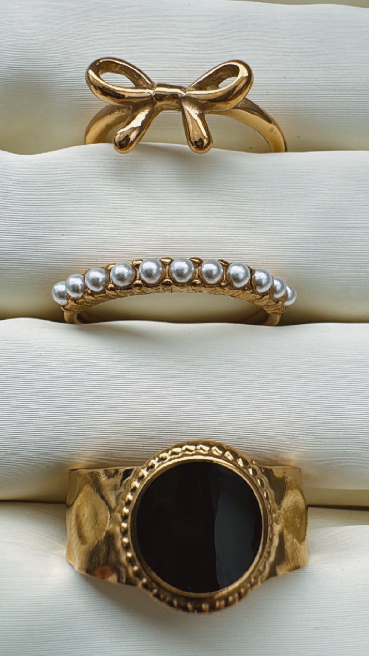 Pearly Stacker Ring