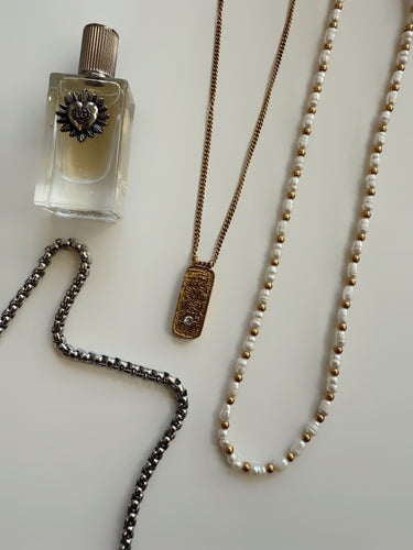 Aligned in Gold Necklace
