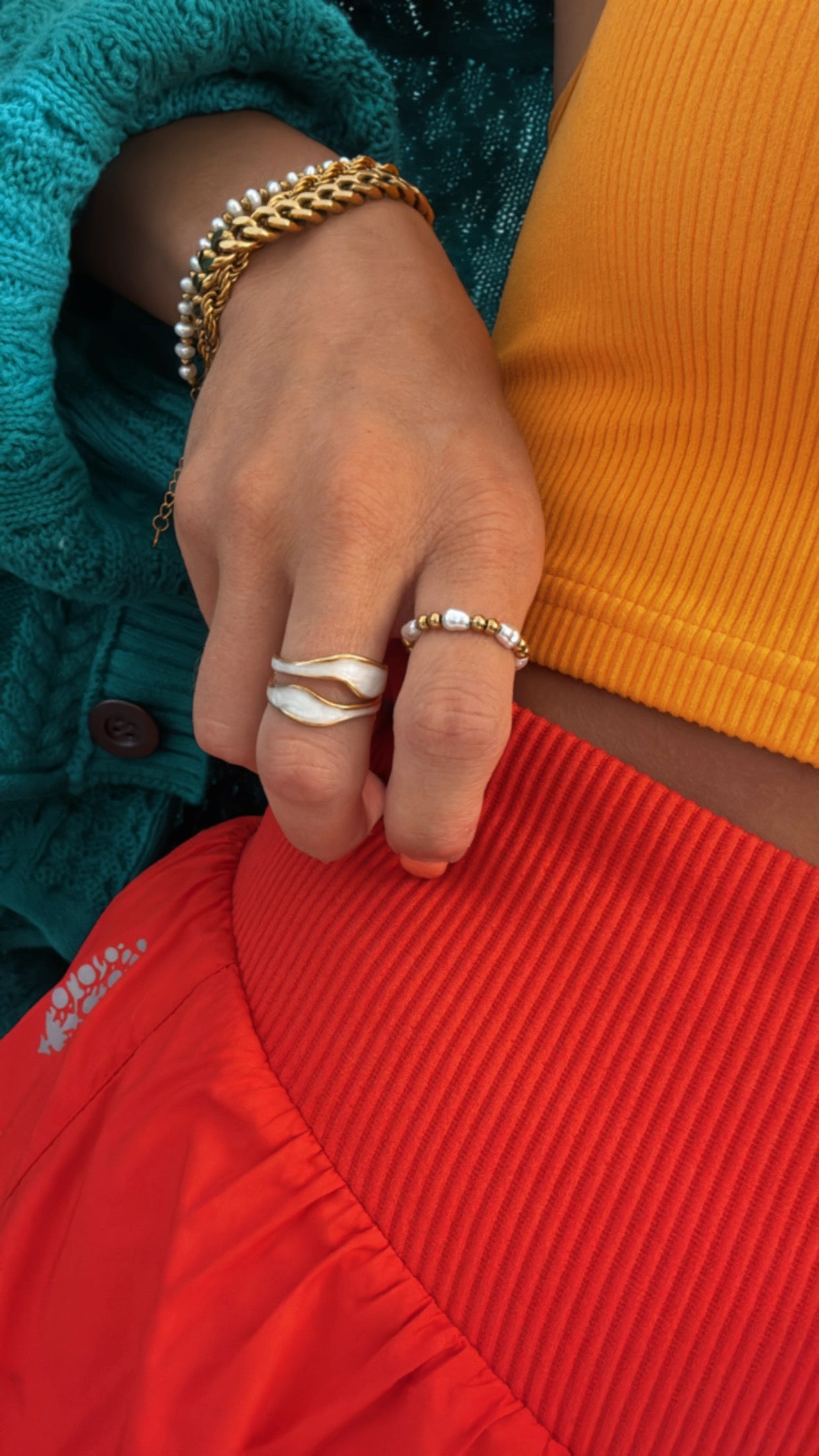 Coastal Double Stack Ring