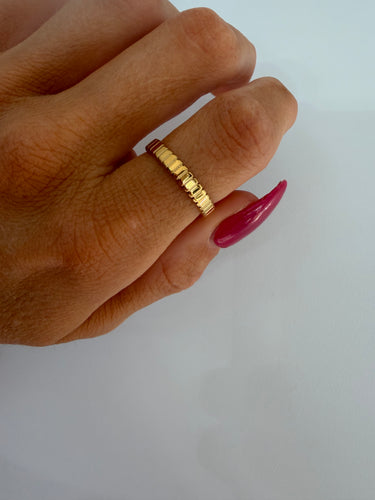Ribbed Stacking Ring