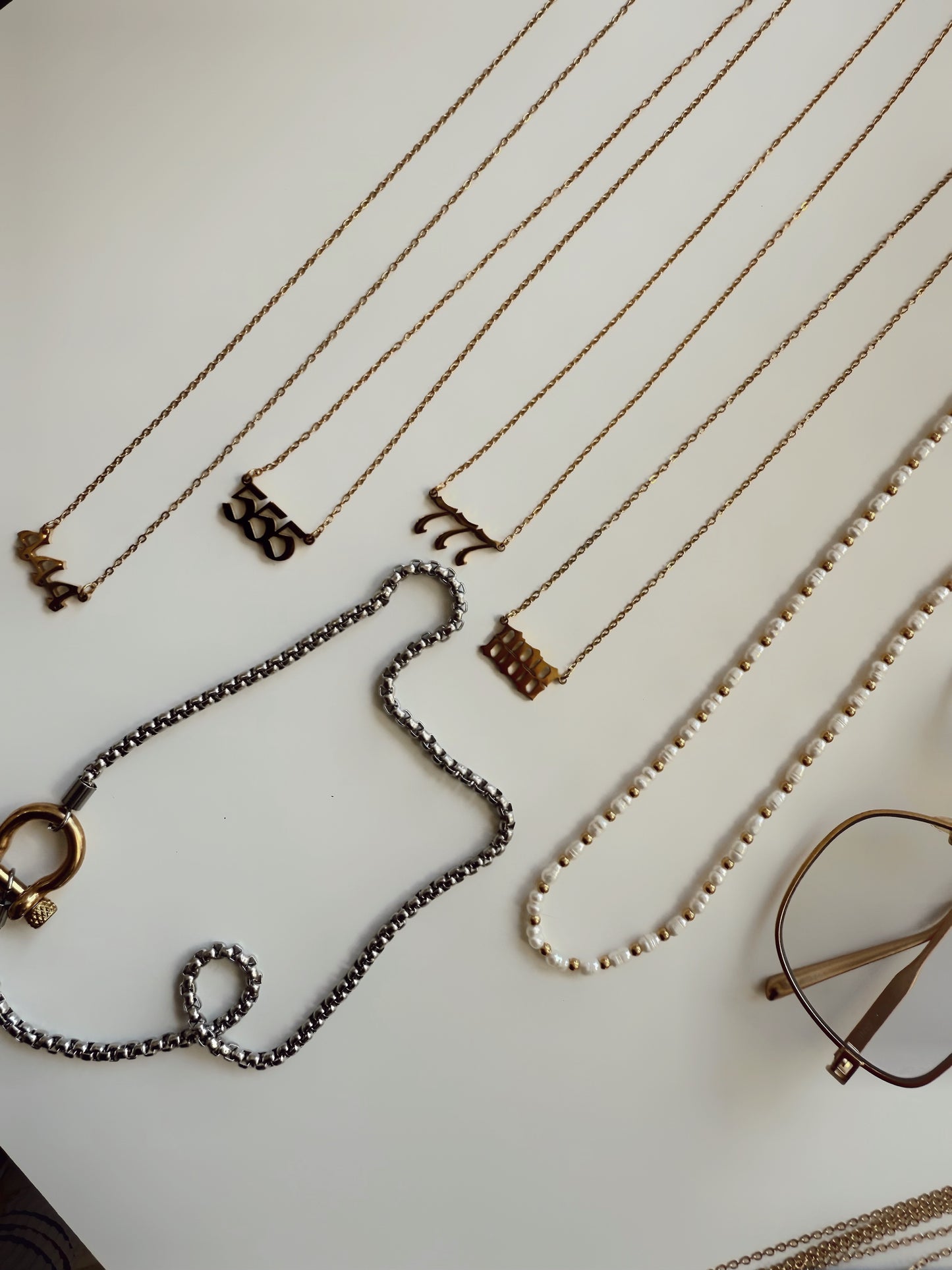 Angel Number Necklace – 18k Gold Plated, Waterproof, Tarnish-Free, Hypoallergenic Jewelry