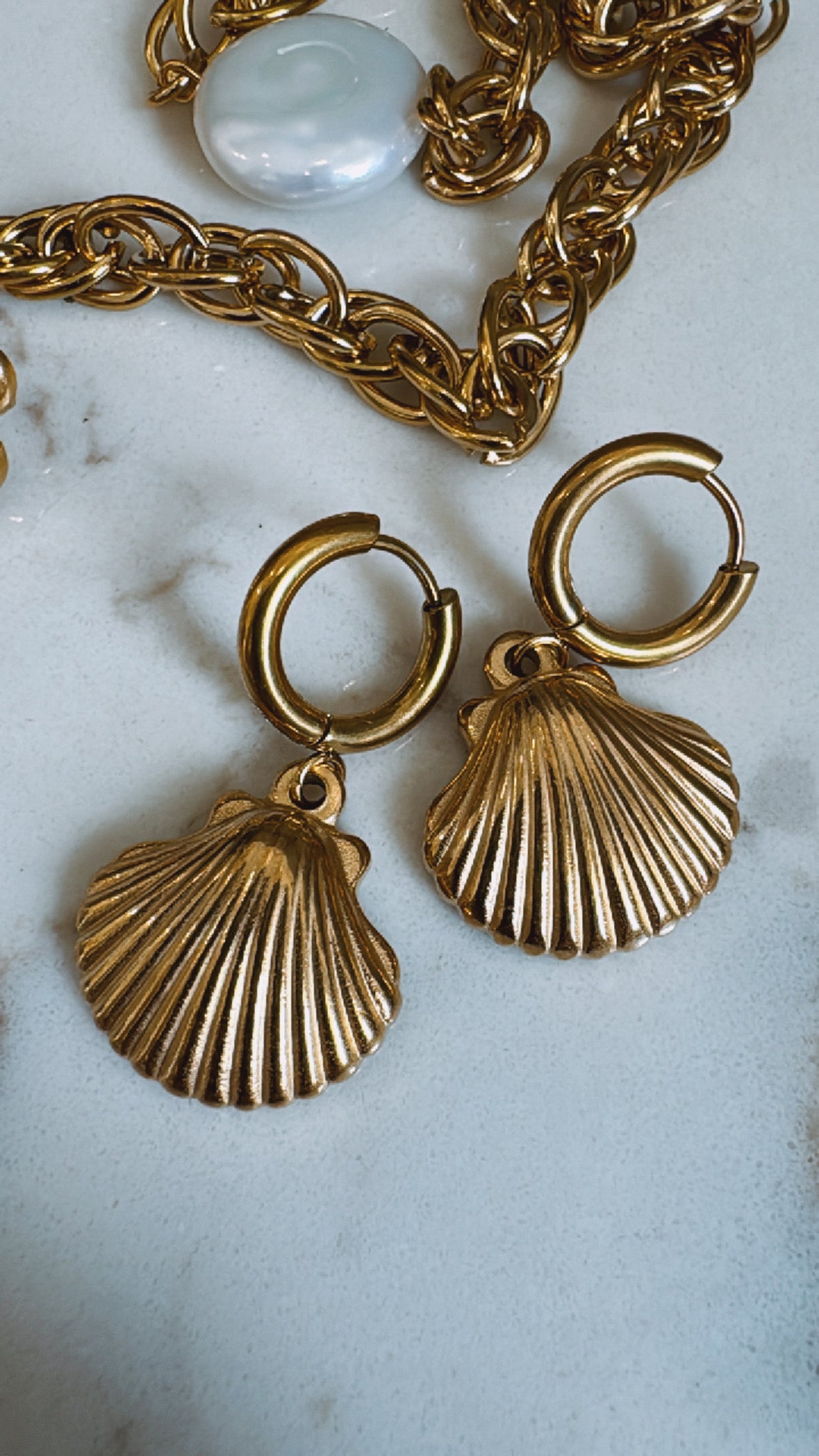 Shells + Beach Earrings