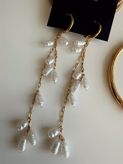 Positano Pearl Drop Earrings