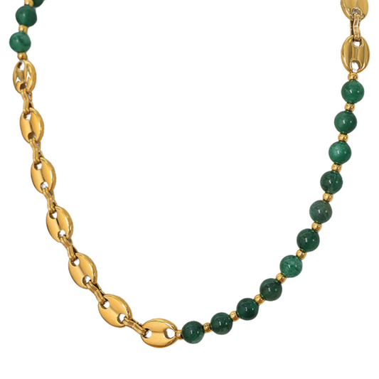 Emerald Chain Necklace