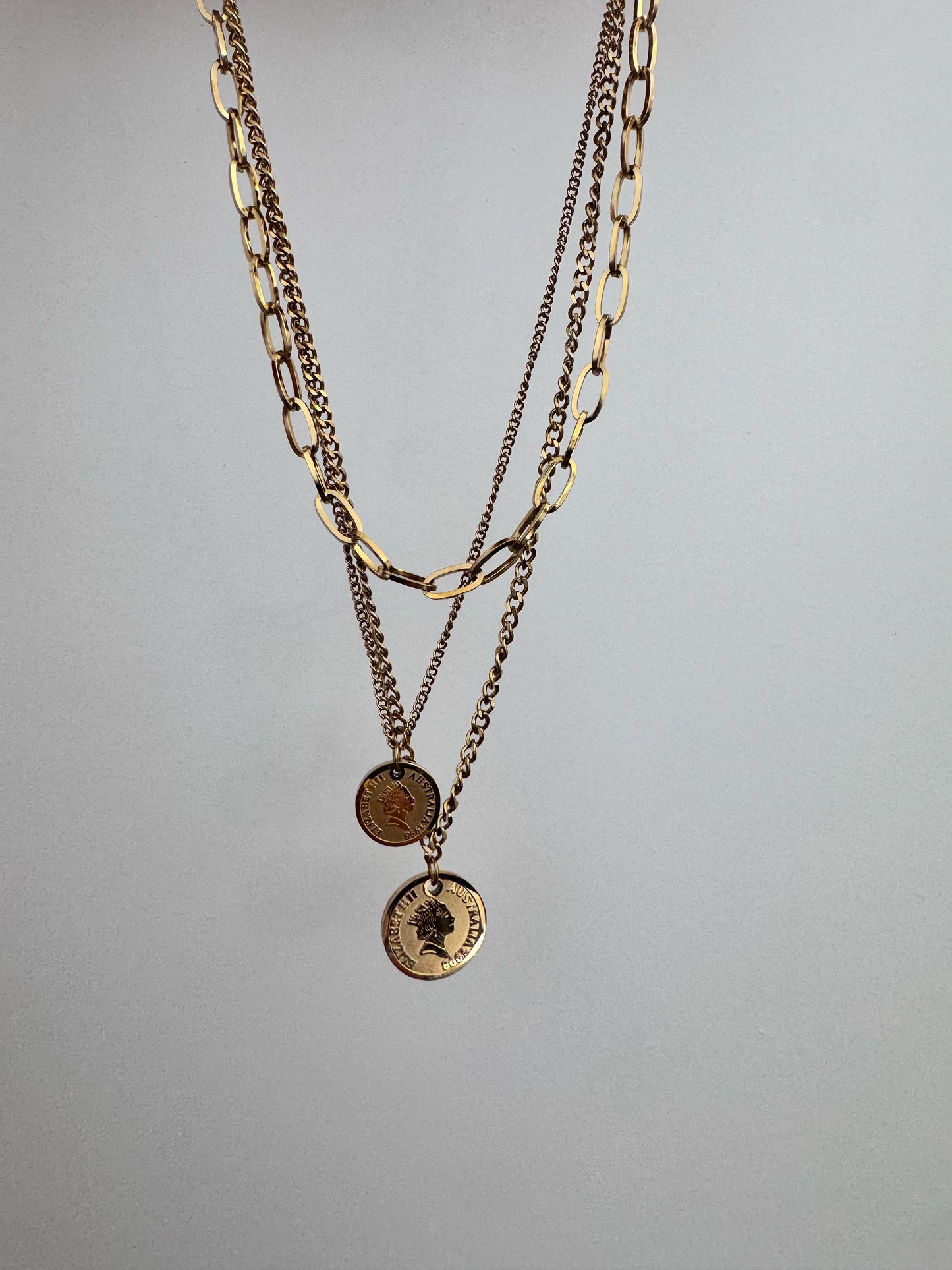 Layered Set + Coins Necklace