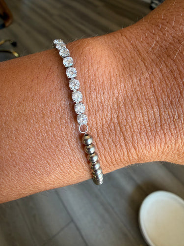 Sloane Silver Tennis Bracelet
