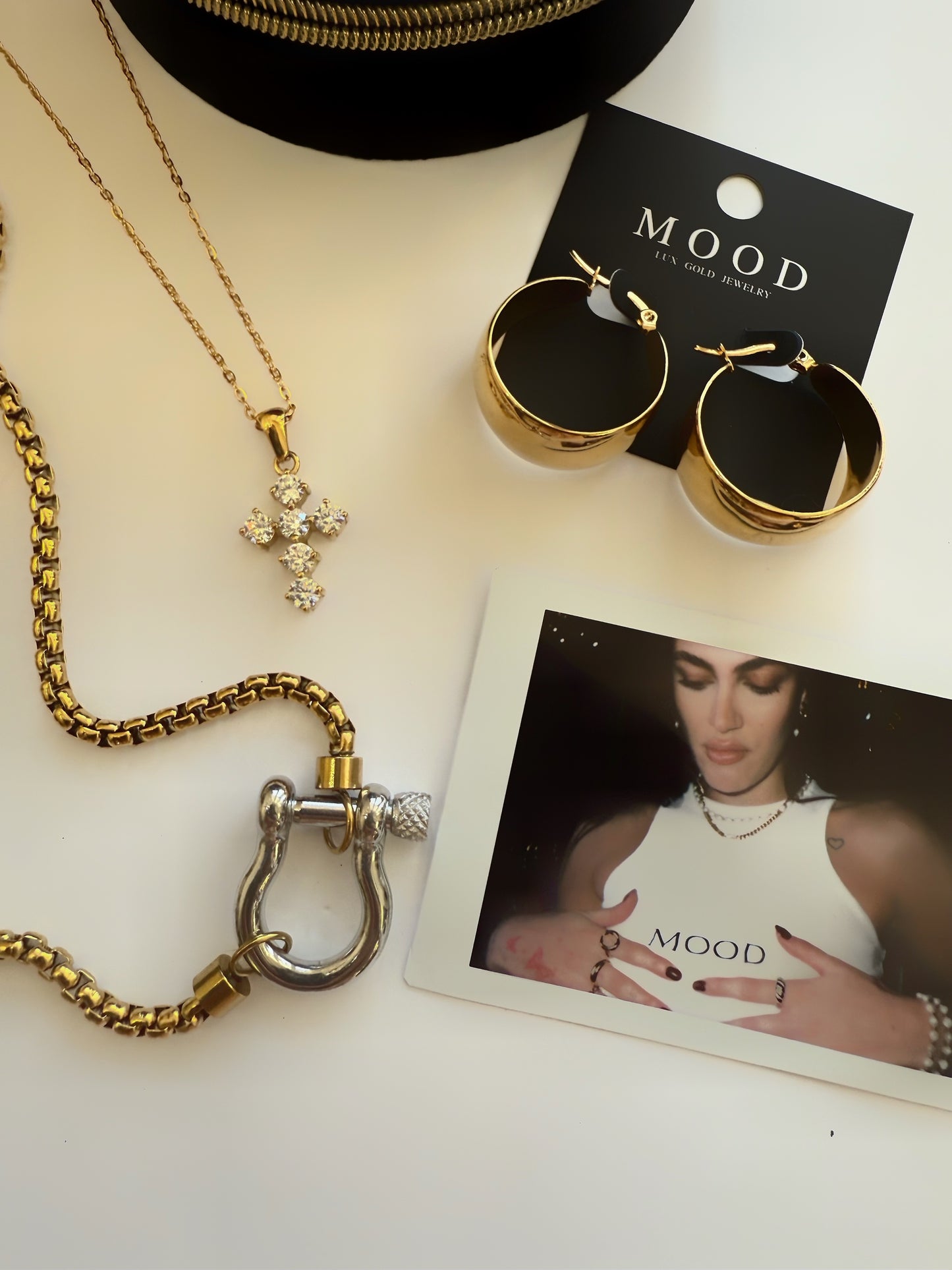 Luca Diamond Cross Necklace