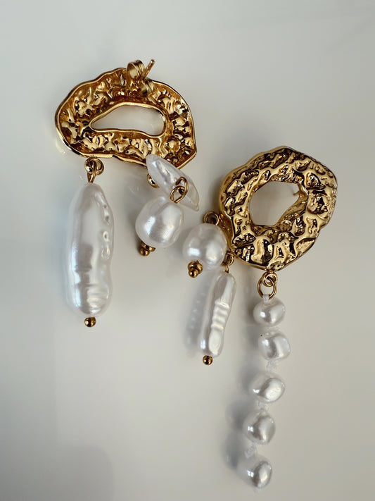 Monaco Sunset Pearl Earrings