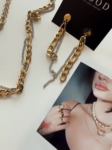 Macy Mixed Metal Earrings