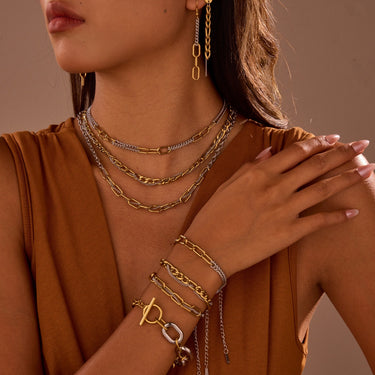 Amelia Mixed Metal Earrings