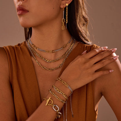 Maven Mixed Metal Bracelets