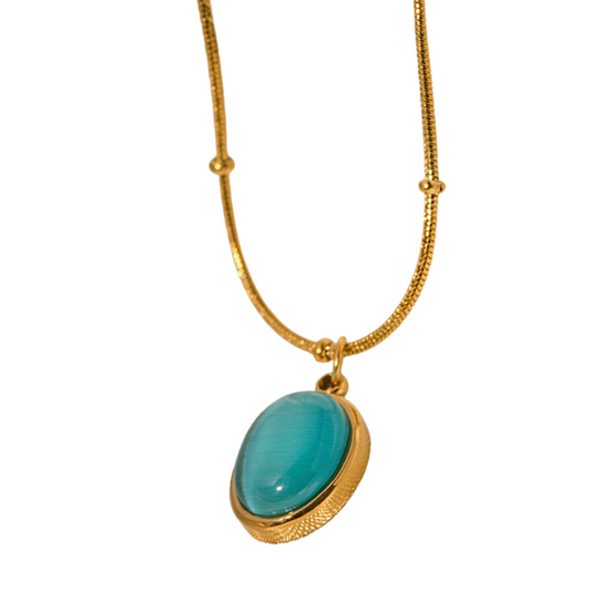 Coastal Drop Pendant Necklace