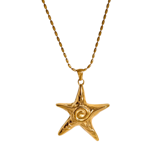Swirled Starfish Necklace