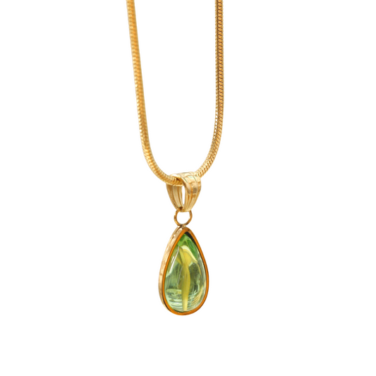 Sea Glass Drop Necklaces