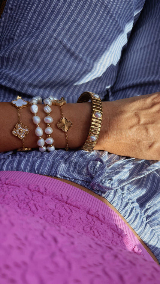 Diamond Clover Bracelet
