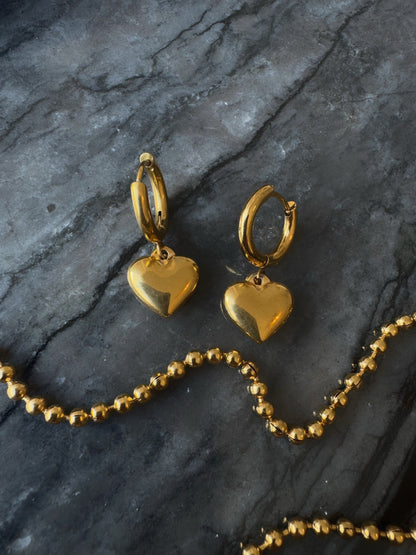 Double Heart Earrings