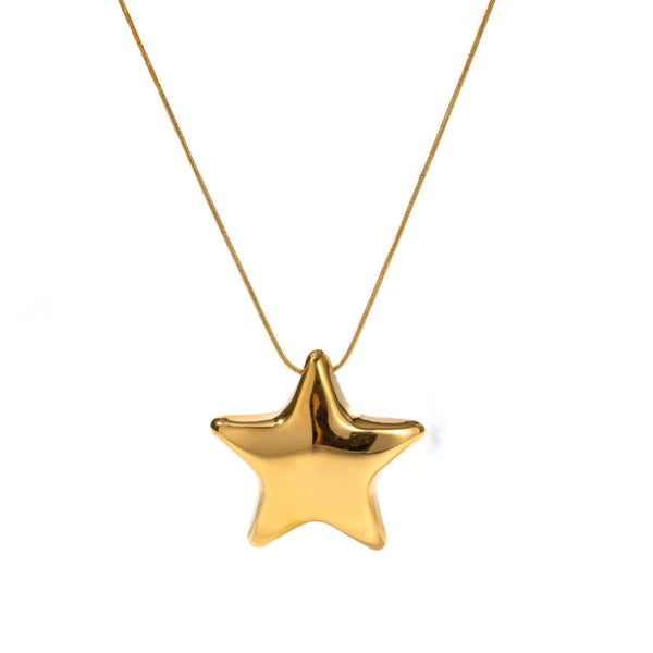Shine Bright Puffed Star Pendant (4th of July Collection)
