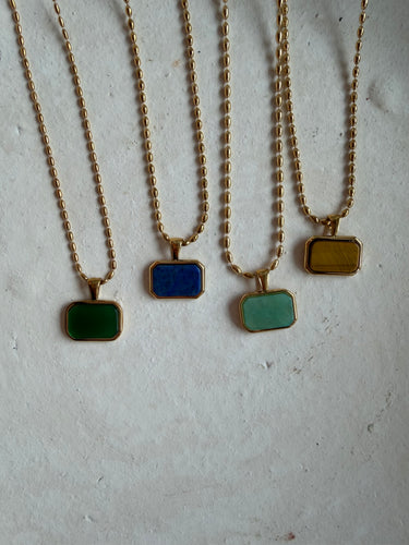 Turqs + Caicos Stone Necklace (5 colors)