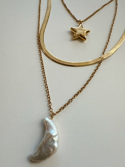 Luna Layers Pre-Stacked Necklace