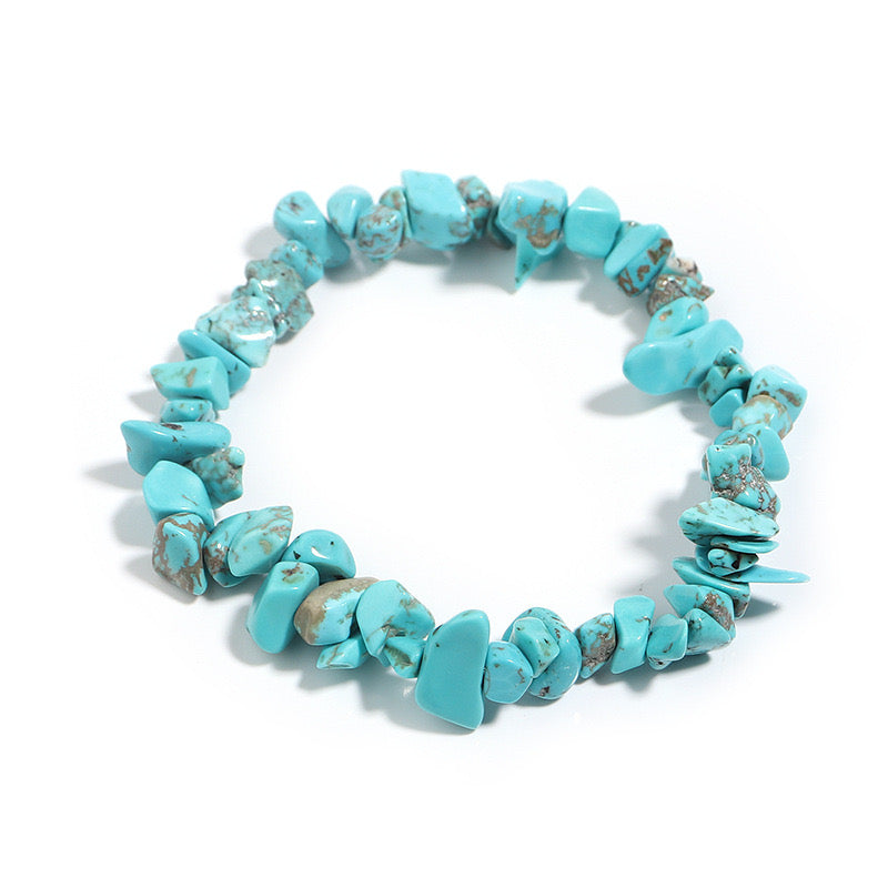 Turquoise Salt & Stone Bracelet