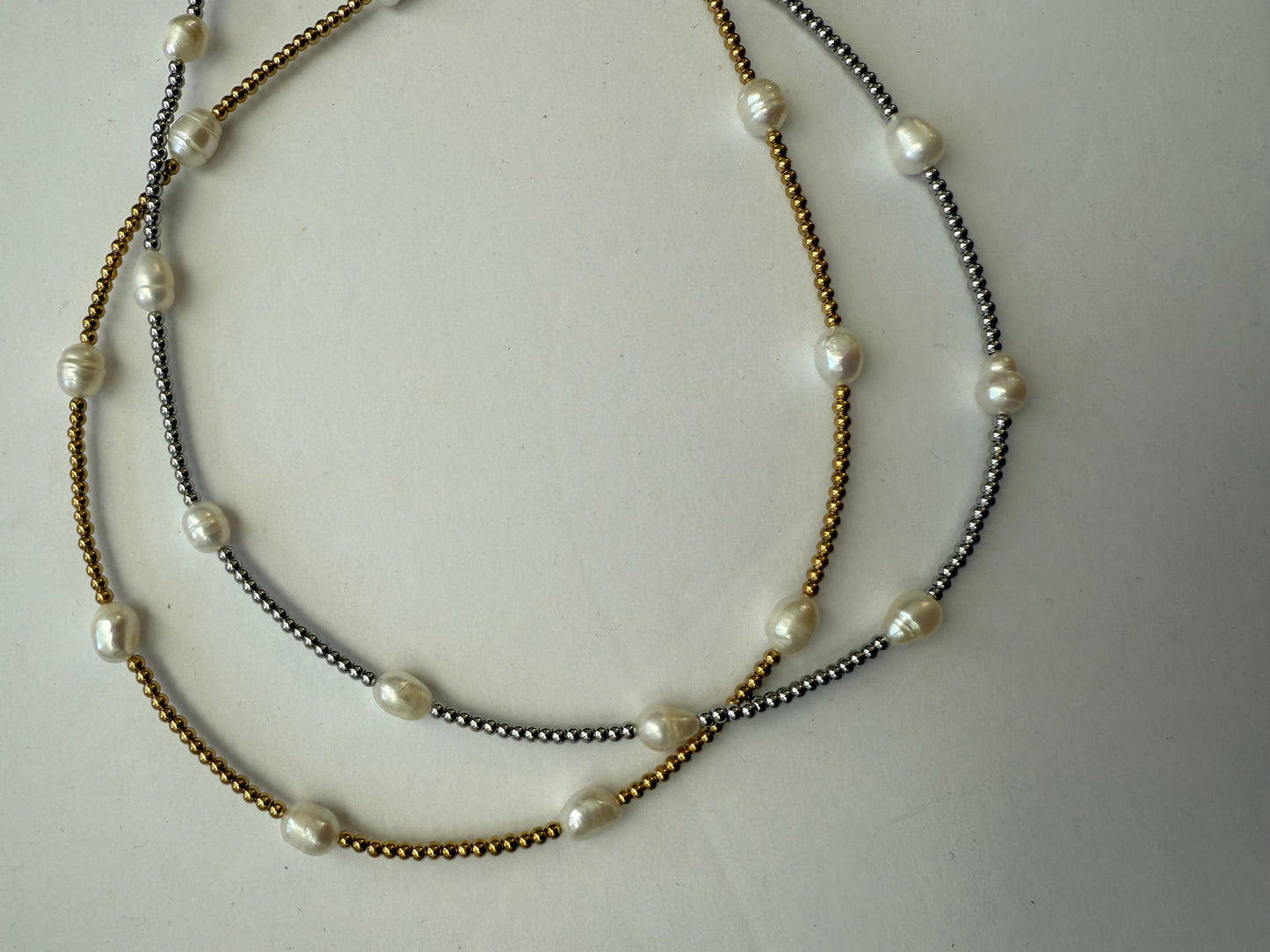 Sunkissed Drifter Pearl Necklace