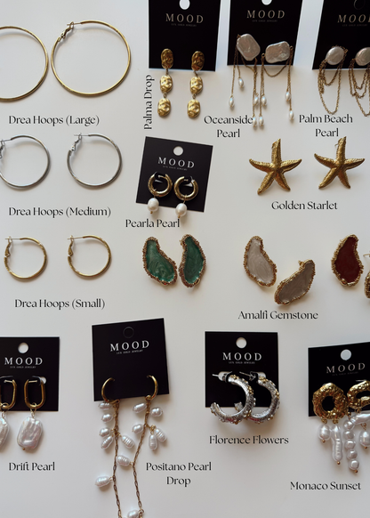 Positano Pearl Drop Earrings